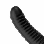 BUTTR Double Ribbed – didelis rievėtas analinis kaištis su siurbtuku – 26 cm — Nuotrauka 7