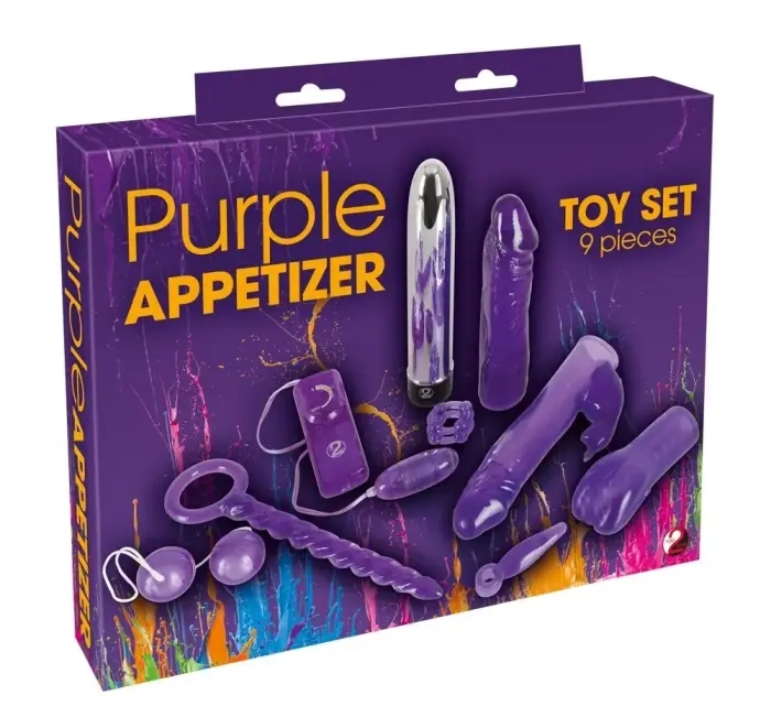 You2Toys Purple Appetizer – 9-piece toy set