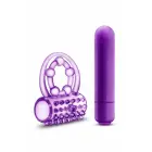 Blush Play With Me The Player Vibrating Dual Support Ring – Blue — Photo 3