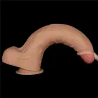LoveToy Power Basics Cock – įkraunamas vibruojantis realistiškas dildo su siurbtuku – 28 cm (11 colių) — Nuotrauka 4