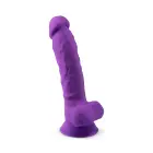 Silex realistiškas dildo – 17.5 cm (7″) – Violetinis — Nuotrauka 2
