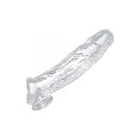 Realistic Clear Penis Sleeve and Ball Stretcher — Photo 3