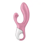 Satisfyer Air Pump Bunny 2 Light Red dildo – 21.5 cm (8.5″) – sarkans — Foto 1