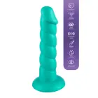 Playhouse Spiral Tease realistic vibrating dong with remote – silicone – S – green — Photo 5