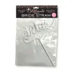 Glitterati - Bride Straw - White Photo