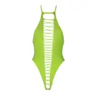 Neon augsta piegriezuma bodijs – zaļš – One Size Foto 5