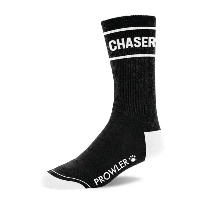Prowler RED "Chaser" socks – black / white