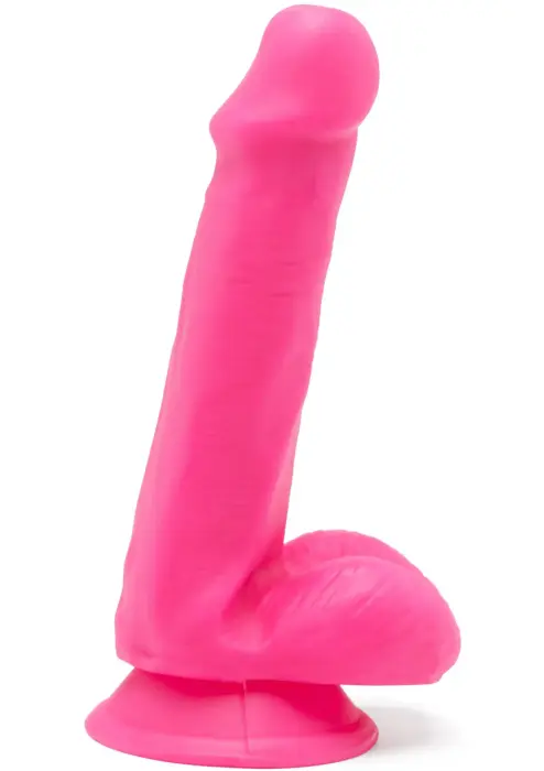 Happy Dicks Realistic Dildo with Suction Cup – 15 cm (6″) – Pink