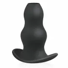 BUTTR Foxhole Silicone Hollow Plug – L – Black — Photo 1