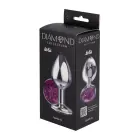 Padidintas analinis kištukas Diamond Purple Sparkle XL – 11 cm (4.3″) – Violetinė — Nuotrauka 1