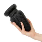 BUTTR Cold Blooded чешуйчатая анальная пробка – 15.2 cm (6″) – Черный — Фото 2