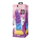 Power Monsters Unicorn Rippled Monster Dildo – 22 cm (8.6″) – Pink Photo