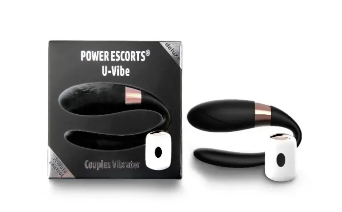 U-Vibe vibratorius – 12 m (39 pėdos) – juodas