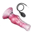 Kiotos Monstar Beast 87 piepūšams dildo – 18 cm (7″) – Rozā Foto 2