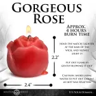 Flaming Rose Erotic Massage Candle – Red — Photo 8