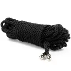 Rebellion Reign Silky Bondage Rope – верёвка для бондажа – полиэстер – чёрный – 10 м — Фото 4