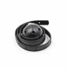 OHMAMA Fetish regulējams bumbiņas knevelis ar atverēm 4.5 cm melns — Foto 3