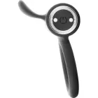 Black&Silver Cameron rechargeable vibrating cock ring – 10 modes – silver — Photo 3