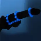 Lumino Play Penis Ring – glow-in-the-dark TPE penis ring – blue — Photo 15