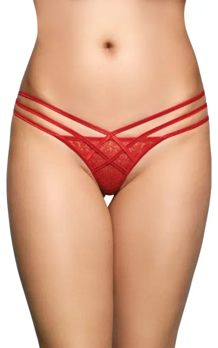 G-String 2492 stringid – punased – M
