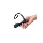 B-Vibe Ringer erektsiooni rõngas ja eesnäärme tapp – Must — Foto 5