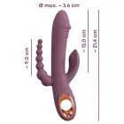 Slim Triple Plum vibrators – 21.4 cm (8.4″) – violets Foto 12