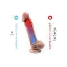 Silex-D Premium dildo "Reālistiskās Ādas Modelis 1" – 23 cm (9″) — Foto 7