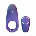Hueman Vibrating Silicone Ring with Remote Control - Blue — Photo 7