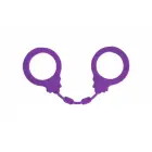 Lola Games Party Hard Silicone Handcuffs – Purple — Photo 1