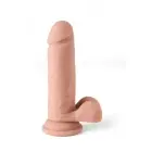 Realistlik 'R12' vibraator – 14.4 cm – nahavärvi – puldiga — Foto 1