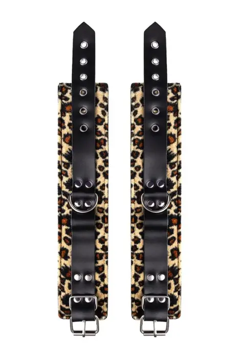 Anonymo handcuffs, PU leather, print, 27 cm Foto 6