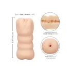Cheap Thrills The Three Way Masturbator – 14.5 cm (5.75″) – Skin — Photo 4