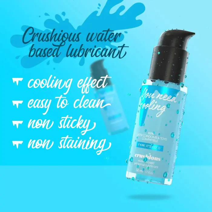 Crushious Cooling Effect atvēsinošs lubrikants uz ūdens bāzes – 50 ml Foto 4