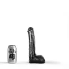 All Black reālistisks dildo – 20 cm (8″) — Foto 3