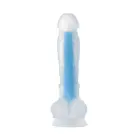 BEYOND BY TOYFA Bruce tumsā spīdošs dildo – 16.5 cm (6.5″) – zils — Foto 4