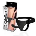 Harness Attraction RNES Silicone Walker System Strap-On Dildo – 15.5 cm (6.1″) – Black — Photo 1