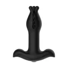 Teazers Anal Expanding Butt Plug – vibrējošs paplašinošs anālais korķis – silikons – melns — Foto 3