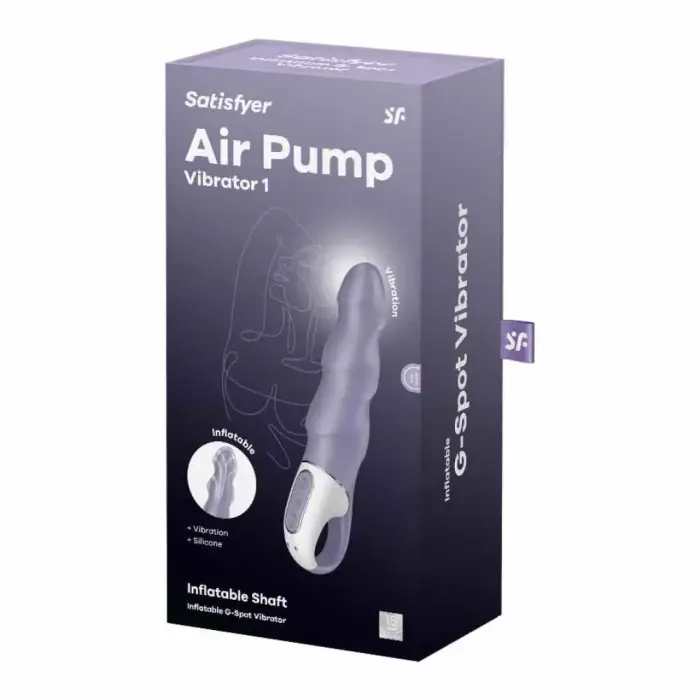 Satisfyer Air Pump 1 воздушно-импульсный стимулятор – 15+ cm – розовый