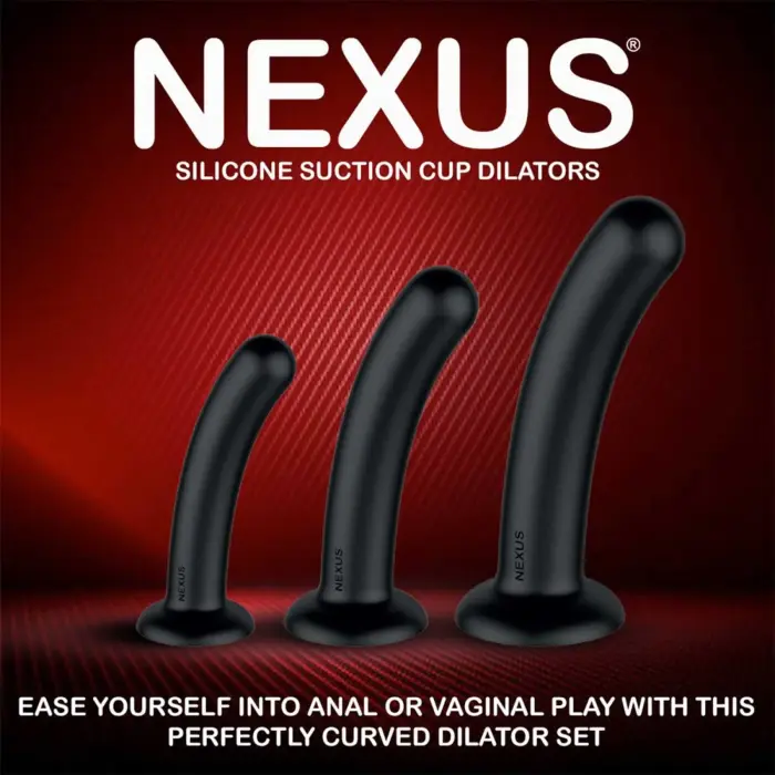 Nexus Набор из 3 дилдо – черный