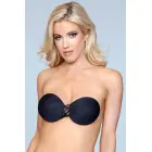 Close Ties līmējamais krūšturis ar šņorējamu priekšpusi – melns – One Size Foto 1