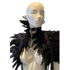 Spalvu plecu apsējs – melns – viens izmērs Foto 9