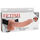 Fetish Fantasy Series õõnes strap-on dildo – 24 cm (9.4″) – must — Foto 1