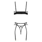 Lacina 3 pcs lingerie set – Black – S/M — Photo 6