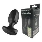 Power Escorts BR192 Remote Vibrating Plug – 10 cm – Black — Photo 2