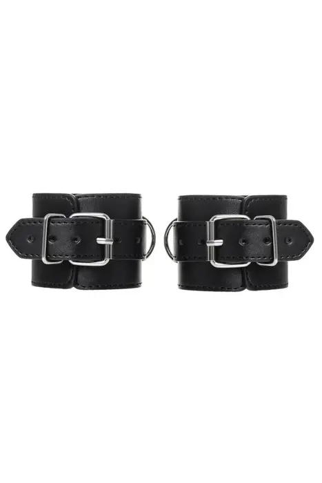 Anonymo handcuffs, PU leather, black Photo