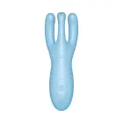 Threesome 4Plus uzliekamais vibrators ar app vadību – zils — Foto 2