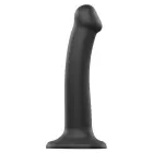 Semi-Realistic Dildo – 18 cm – Black Photo