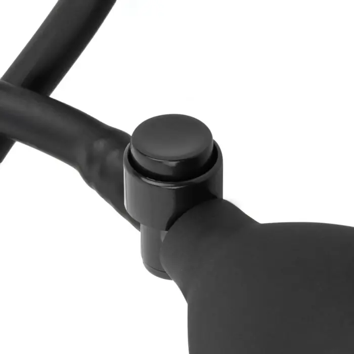 Anal Collection piepūšams dildo ar pumpi – 14.5 cm – Melns Foto 2