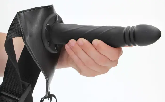 Twisted Hollow strap-on – melns Foto 9