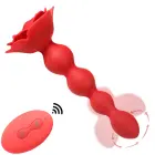 Rožu rotējošās anālās bumbiņas – Red Foto 1